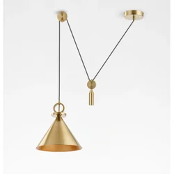 Modern LED Pendant Lights Copper Lights Kitchen Dining Room Hanging Lamps Indoor Living Room Lighting Restaurant Light Fixtures