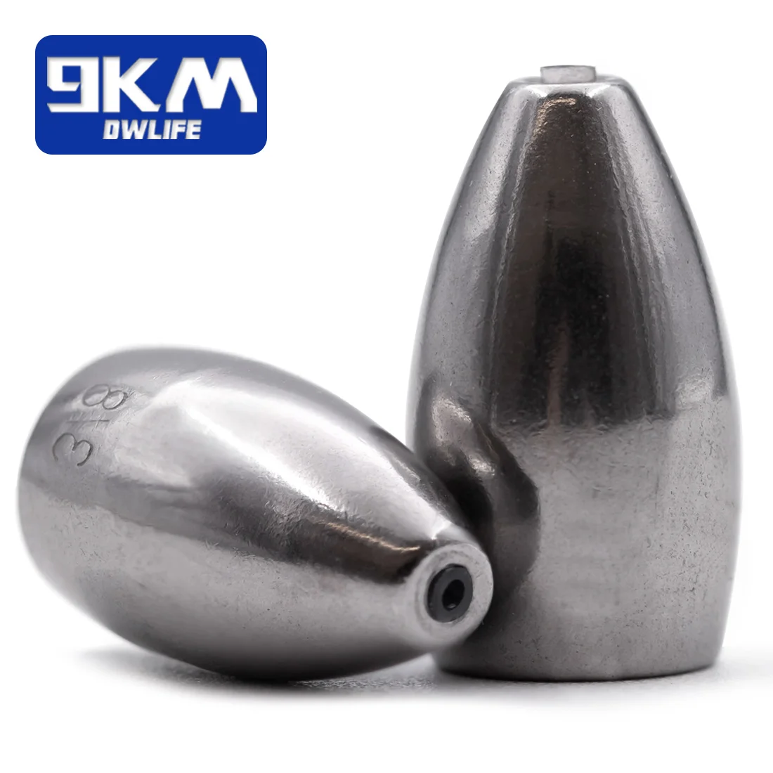 

9KM Bullet Weights Fishing Sinkers 1.8~14g Fishing Weight for Texas Rigs Carolina Rig Bass Fishing Saltwater Freshwater Tackle