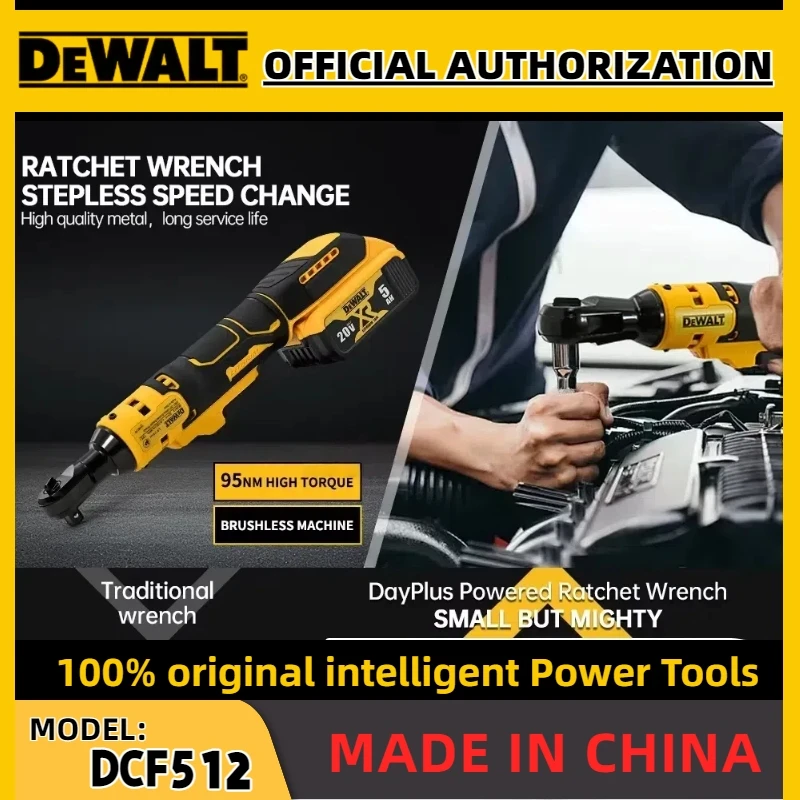 20 فولت فرش السيارات ديوالت DCF512 3/8 بوصة فرش السقاطة الزاوية اليمنى وجع LED سائق لاسلكي متغير السرعة مفتاح الطاقة