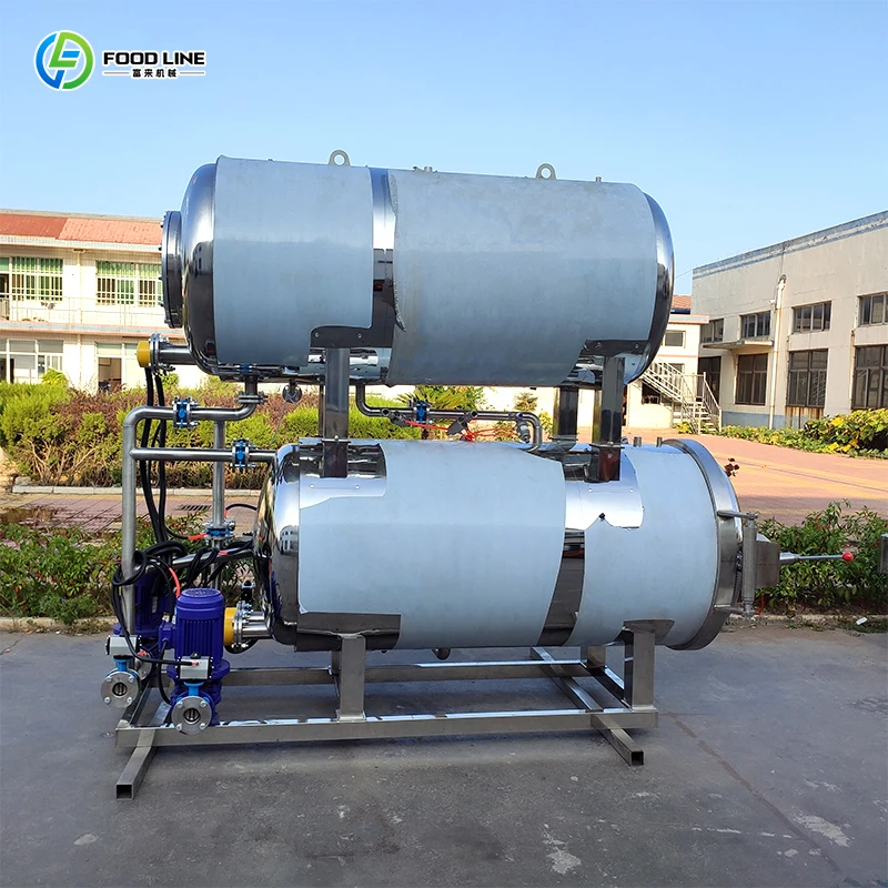 Retort Sterilizer Machine Electric Autoclave with Digital Display for Food Processing Canning Bottling Industry High temperature