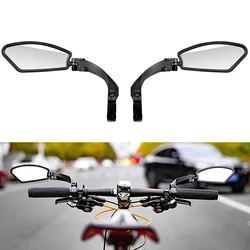 1/2PCS Bicycle Rear View Mirror Adjustable Viewing Angles Bike Cycling Back Sight Rearview Reflector Handlebar Left Right Mirror