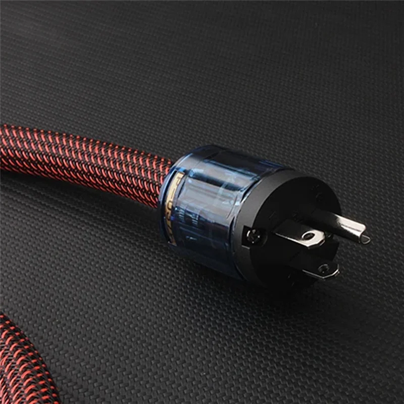 FFYY-Бескислородный медный шнур питания Hi-Fi, высококачественный аудиопроигрыватель компакт-дисков/ламповый плеер/соединительный кабель усилителя мощности