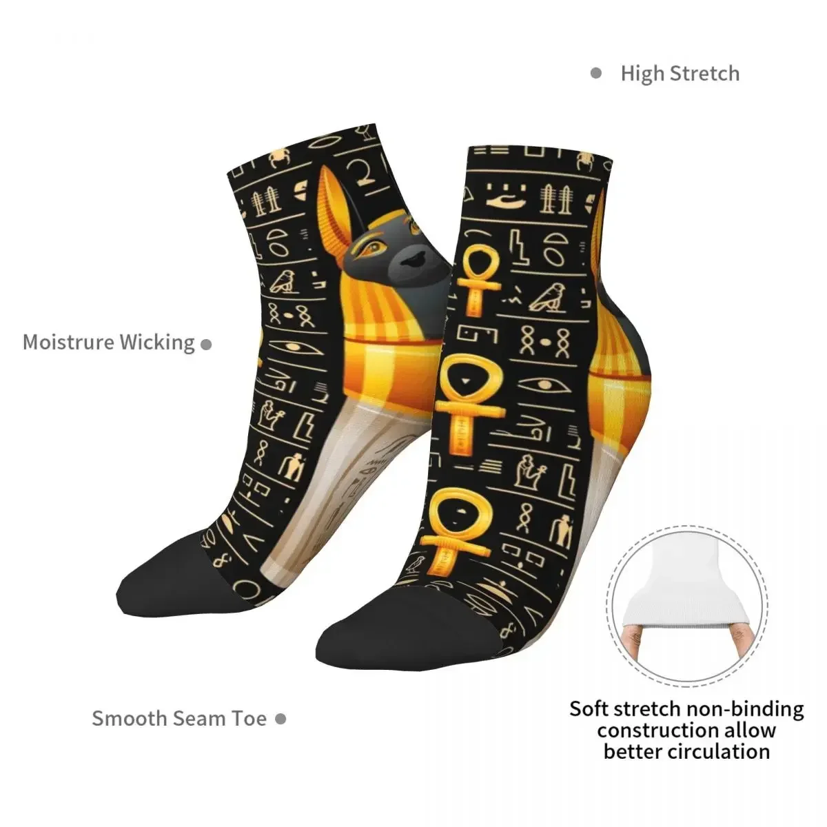 Ancient Egypt Egyptian (3) Socks Harajuku High Quality Stockings All Season Socks Accessories for Man's Woman's Birthday Present