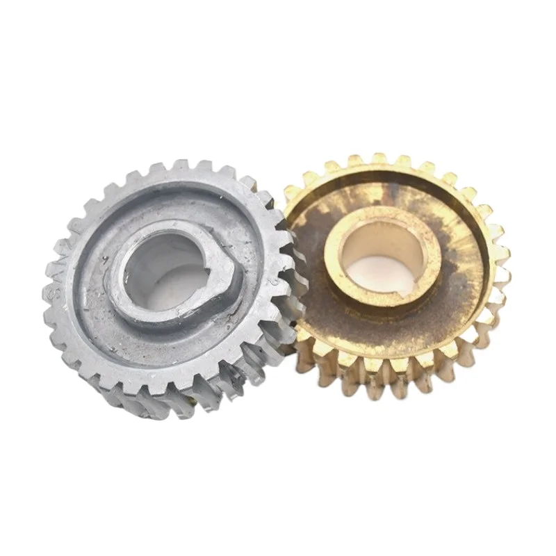 Lawn mower weeding wheel gearbox gear aluminum copper gear worm 4 stroke new