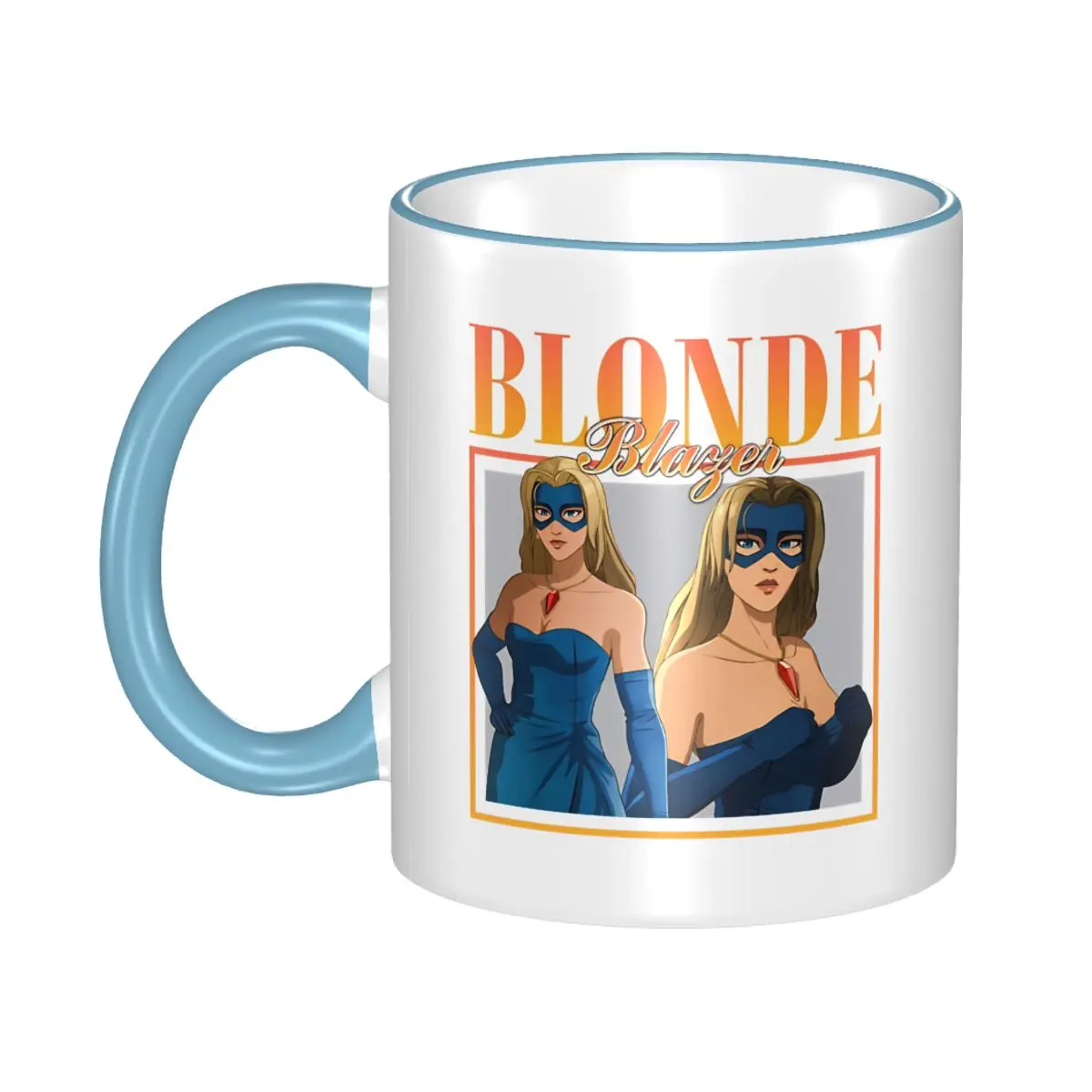 

Kawaii Blonde Blazer Tea Cup Office Dispatch Game Mug