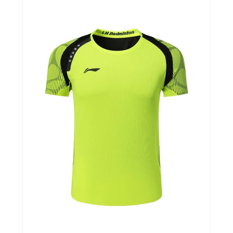 New Table Tennis Sportswear Badminton Short-sleeved Tops Competition Suits T-shirts Breathable Sweat-absorbent Deodorant