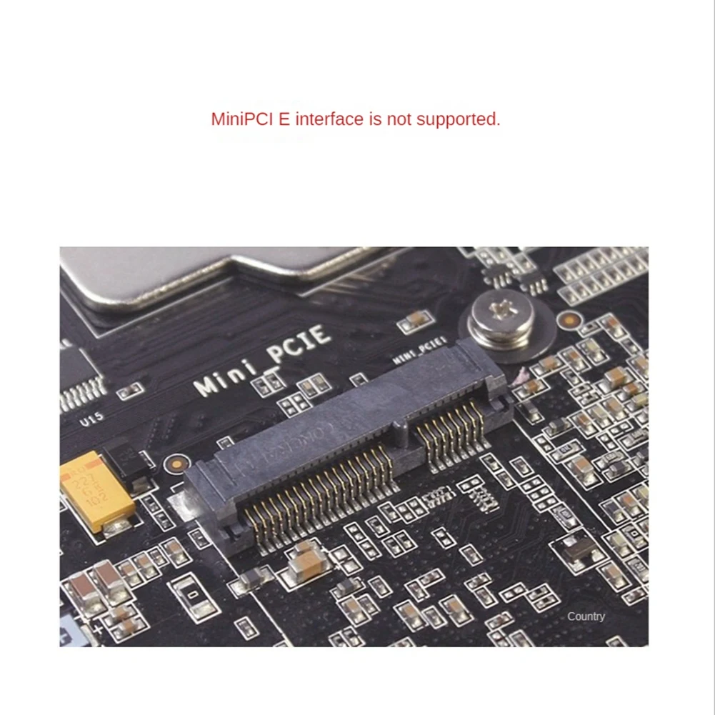 محول بطاقة SSU Mini SATA إلى SATA من MSATA إلى 7 Pin محول SATA نصف كامل لمحرك الأقراص الصلبة SSD مقاس 2.5 و3.5 بوصة