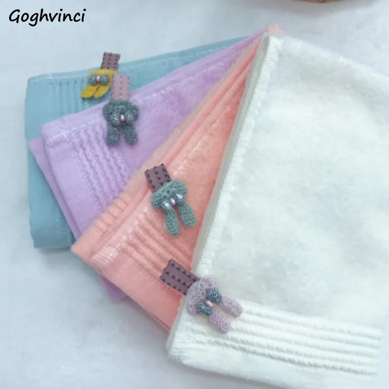 여행 휴대용 순면 흡수성 슈퍼 소프트 페이스 타올, 어린이 수건, 귀여운 학교 집 청소, 간단한 한국 스타일, 신제품