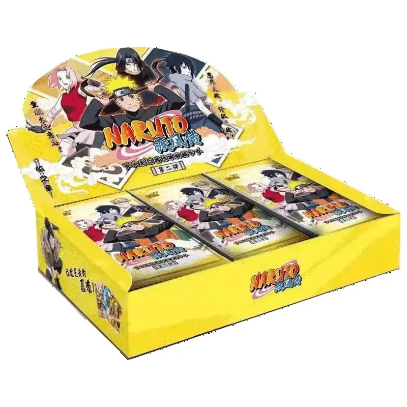 KAYOU Genuine Naruto Complete Series Card Booster Pack Anime Figure Rare Collection Cards Flash Card Toy For Children Xmas Gifts