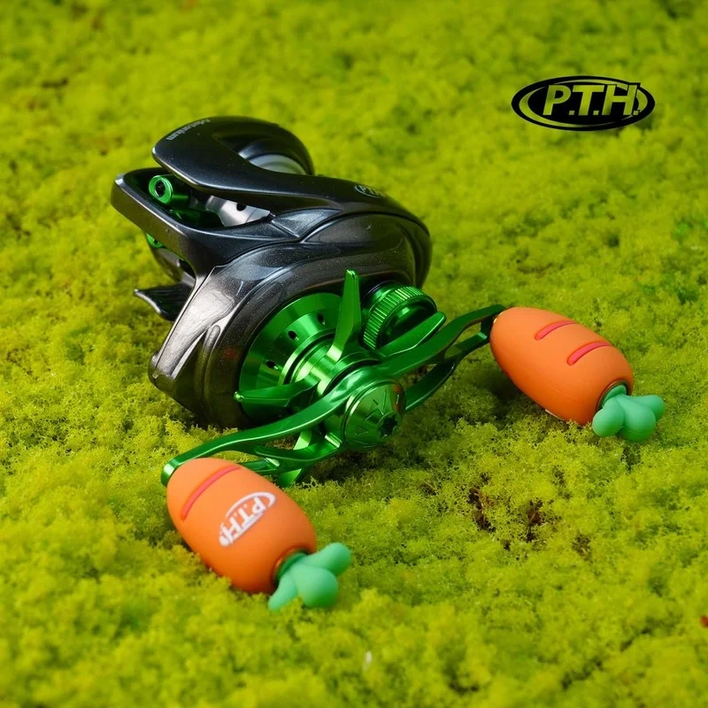 pth-キャロットスピニングリール-ベイトキャストリール改造ピルホルダー軽量シリコン素材釣りリール改造パーツ