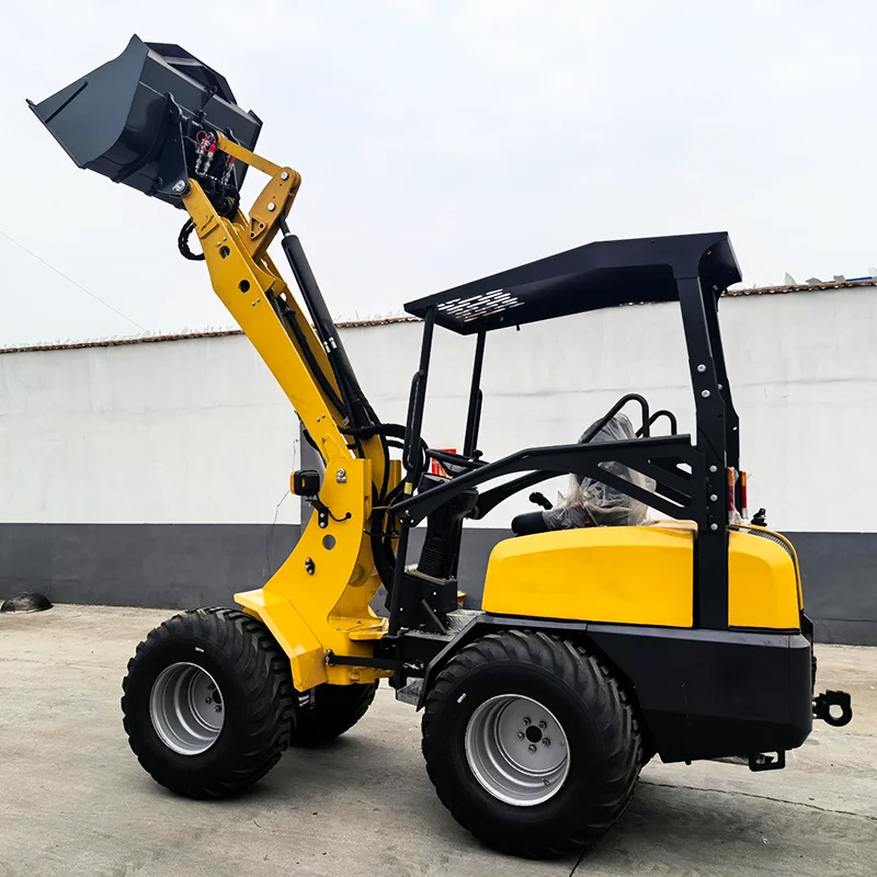 

Customized small sliding loader, telescopic loader, and accessories such as bucket and grab bucket