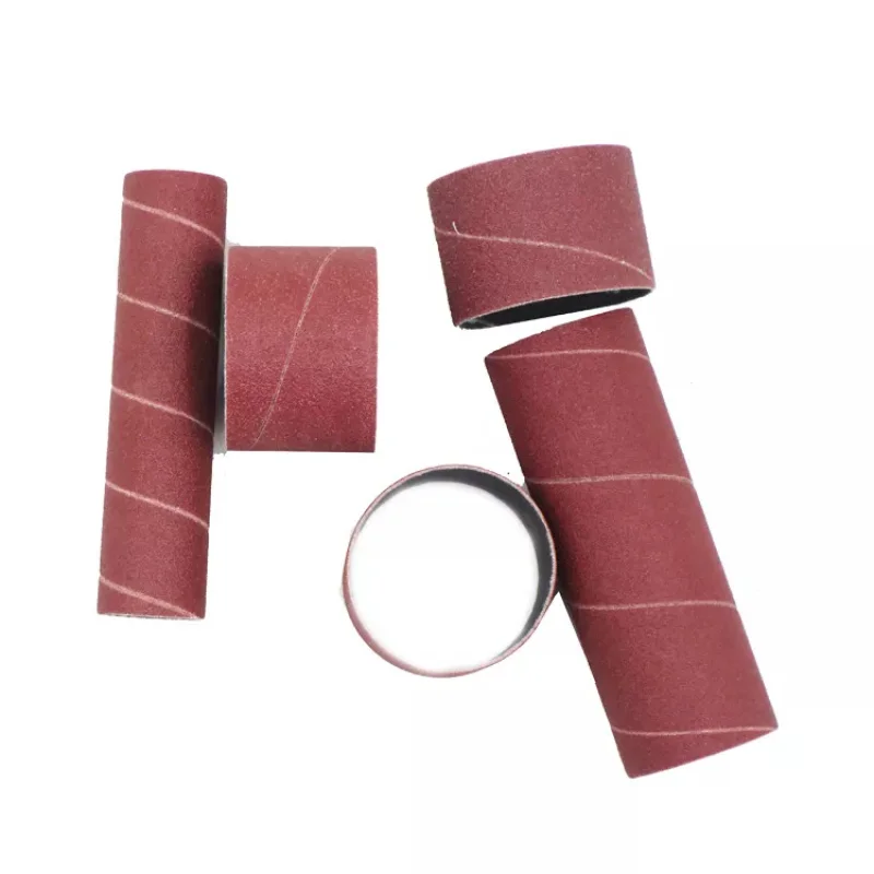 SATC 2 Inch Long Spindle Wood Working Drum Aluminum Oxide Sanding Sleeves Rolls Shape OEM Polish