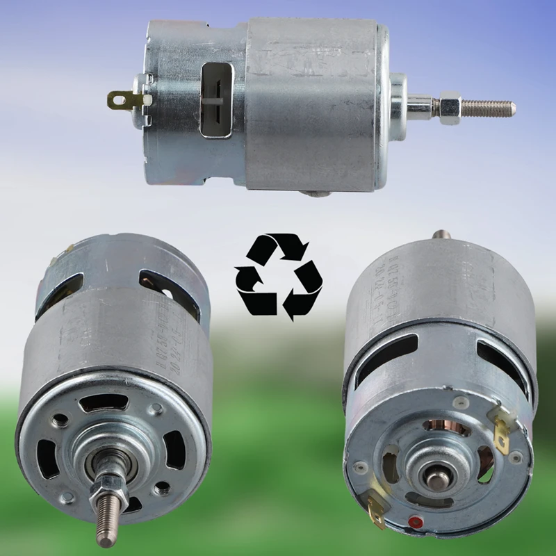 755 Gleichstrom motor für Unkrauts ch neider 21V Grass ch neider motor mit langer Welle zum effizienten Schneiden und Trimmen von Unkraut