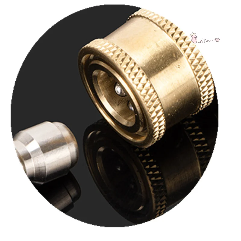 1Pc 4-Direction Water Discharge Nozzle With 1 4 Inch Quick Connector For Pressure Washer Low Pressure Mist Spray Nozzle Tips