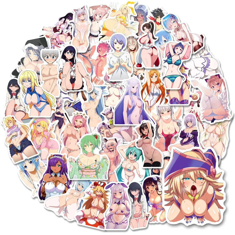 10/30/50PCS Anime Sexy Schönheit Graffiti Aufkleber Kühlschrank Computer Notebook Skateboard Wasser Tasse Großhandel