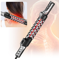 Relaxed Red Light Heated Massage Device 360 Rotating Inner Ball Muscle Relaxation Massage Roller For Whole Body Anti Cellulite