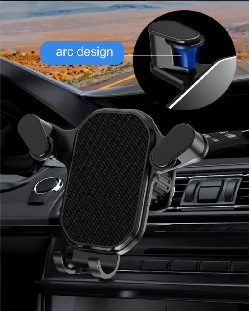 360 degree rotatable universal car phone holder
