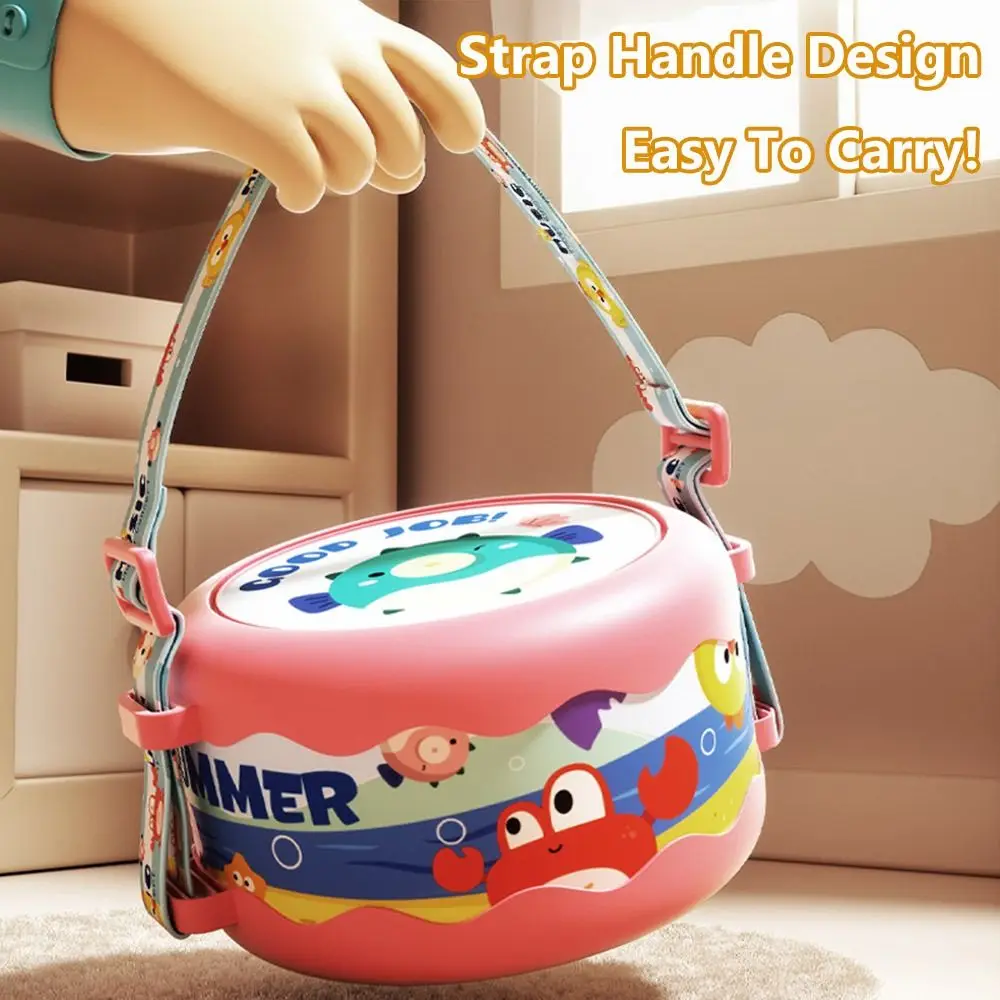 5pcs Early Education Waist Drum Set 0-12 Months 5pcs Set Baby Intelligence Toy Percussion Instrument Parent-child Interaction