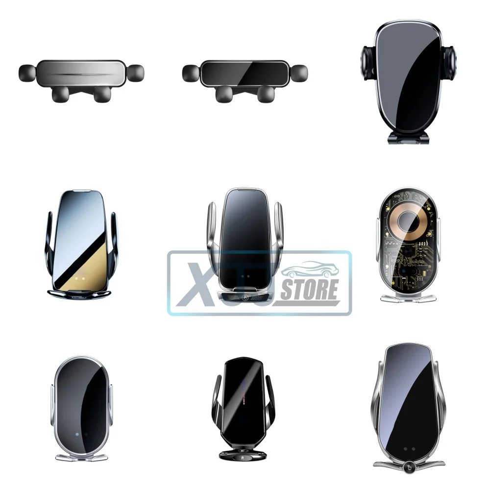 

Gravity Wireless Charging Stand Car Phone Holder Phone Mount 360-Degree Rotation For Smart Phone Holder One-Hand Placement