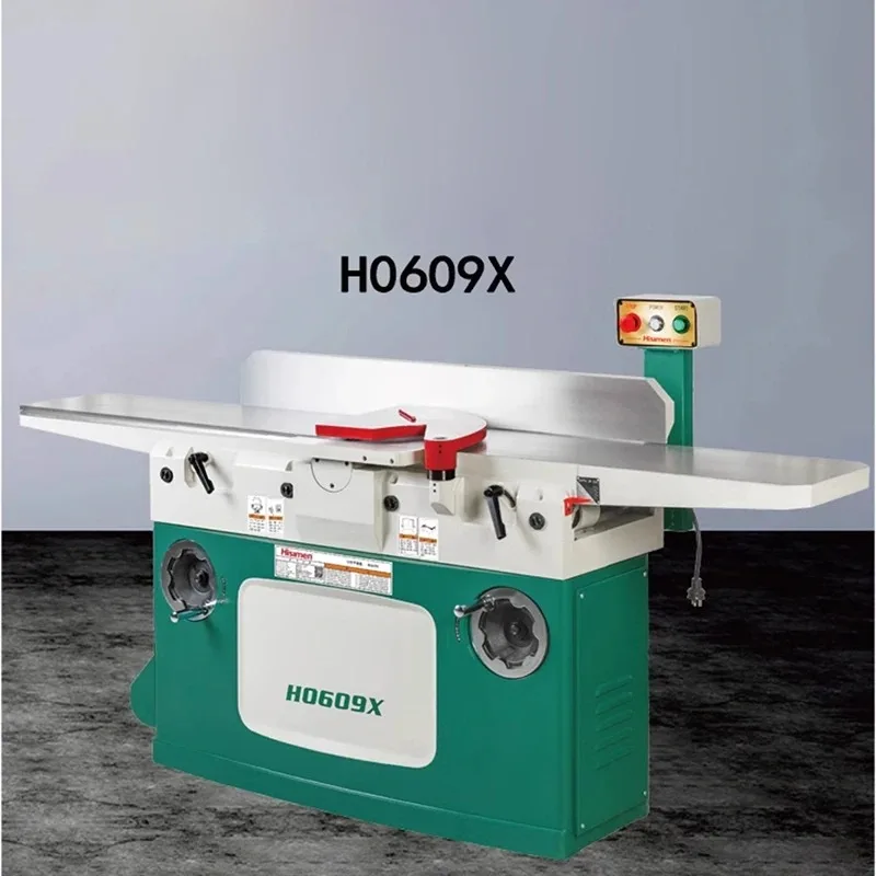 H0609X Woodworking Planer 12 inch pull rod type arc spiral blade planer 220V  induction motor/Arc blade shaft