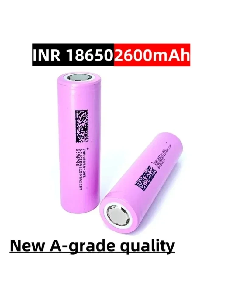 INR18650-26E 2600 мАч литий-ионный аккумулятор 5c 1000 циклов 3,7 В для Vélo Électrique Eddie Ion 18650 Batterie