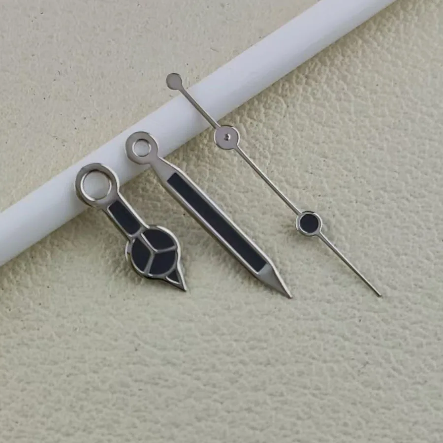 NH35 Hands New Watch Accessories Silver Border Black Hands Green Luminous Suitable For NH35 NH36 Movement