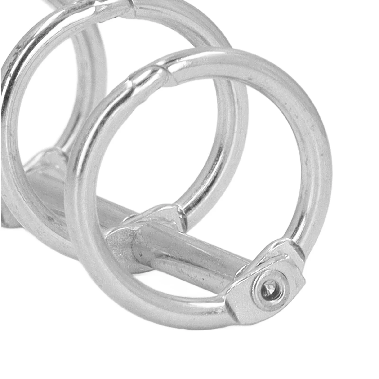 3 Metal Loose Leaf Binder Rings, Rust Proof for Notebooks