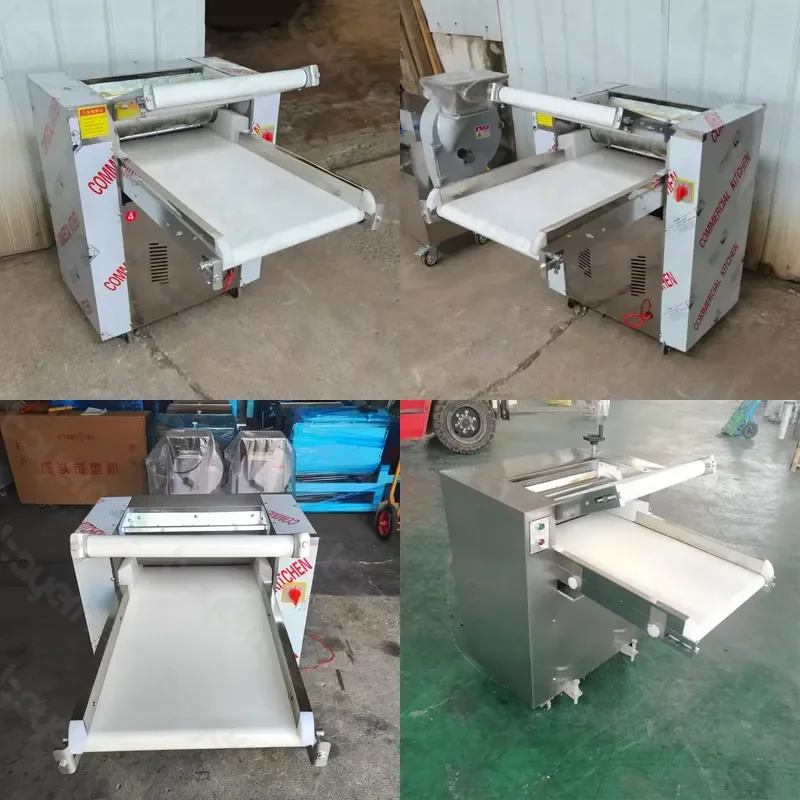 Commercial Electric Croissant Dough Sheeter Bakery Pastry Roller Sheeting Kneading Machine Pizza Dough Press Machine