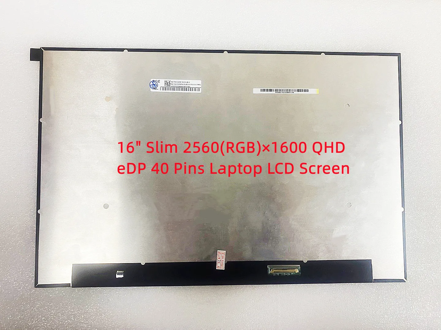 Imagem -02 - Original Ne160qdm-ny3 V8.1 15.6 2.5k 2560x1600 165hz Tela Lcd Caber B160qan02.q para Asus Rog Zephyrus M16 Gu603h Gu603