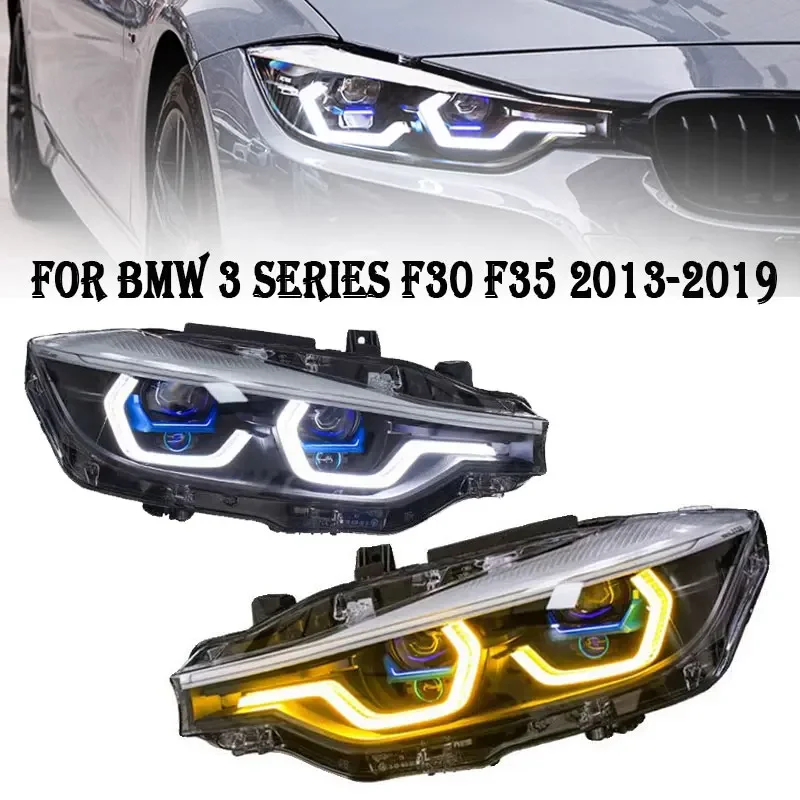 

Headlight Assembly For BMW 3 /4 Series M4 M3 F30/F35 2013-2019 318i 320i 325i 328i 330i 335i Modified Laser Headlight Assembly