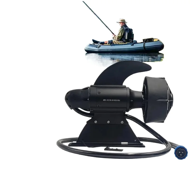 Electric Underwater Thruster Remote Control Fin Motor for Kayak SUP Paddle Board Surfboard Fishing Powerful Propulsion Device