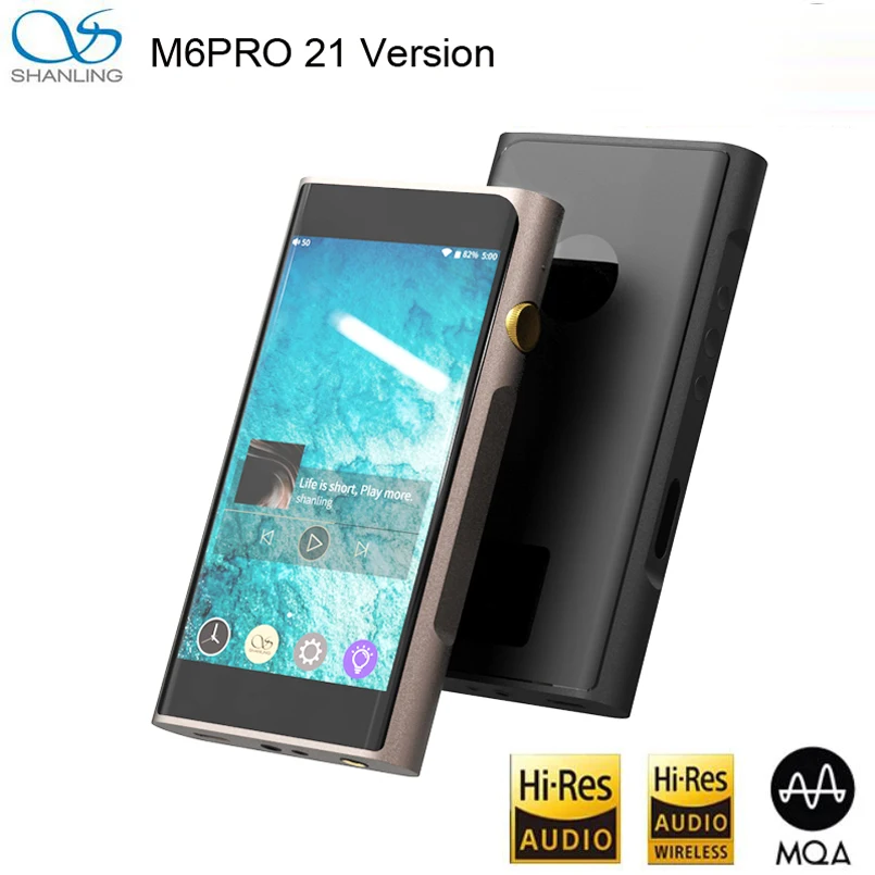 

SHANLING M6 Pro 21 Portable Hi-Res Music Player Dual ES9068AS Full MQA Support DSD256 Bluetooth 2.5mm/3.5mm/4.4mm Output