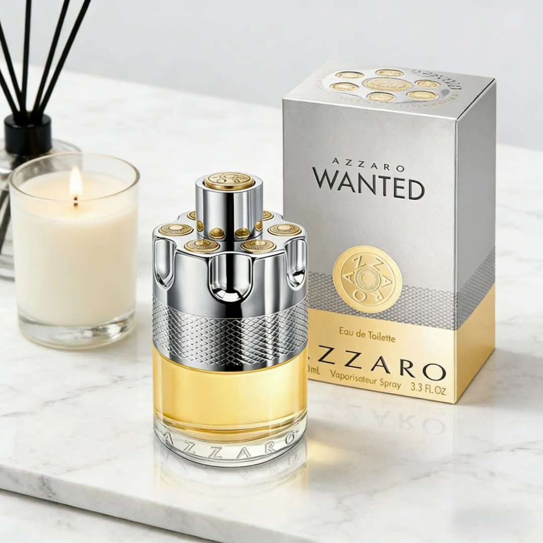 Azzaro Wanted Fragrance | Vibrant citrus-woody notes, Azzaro classic, sunny rebellious aura