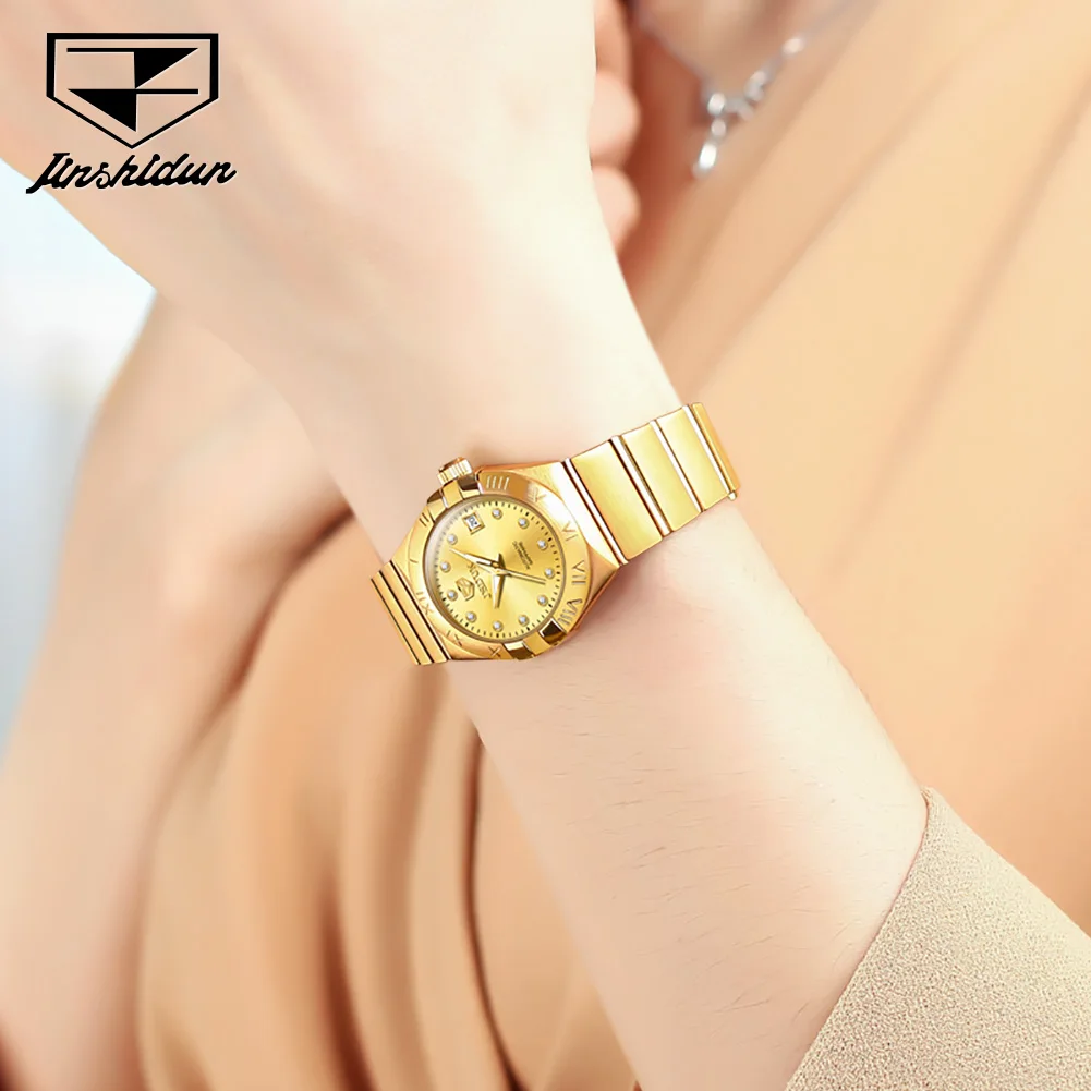 JSDUN Elegant Fashion Ladies Watch Original Waterproof Automatic Mechanical Watch for Women New High Quality Luxury Women Watch