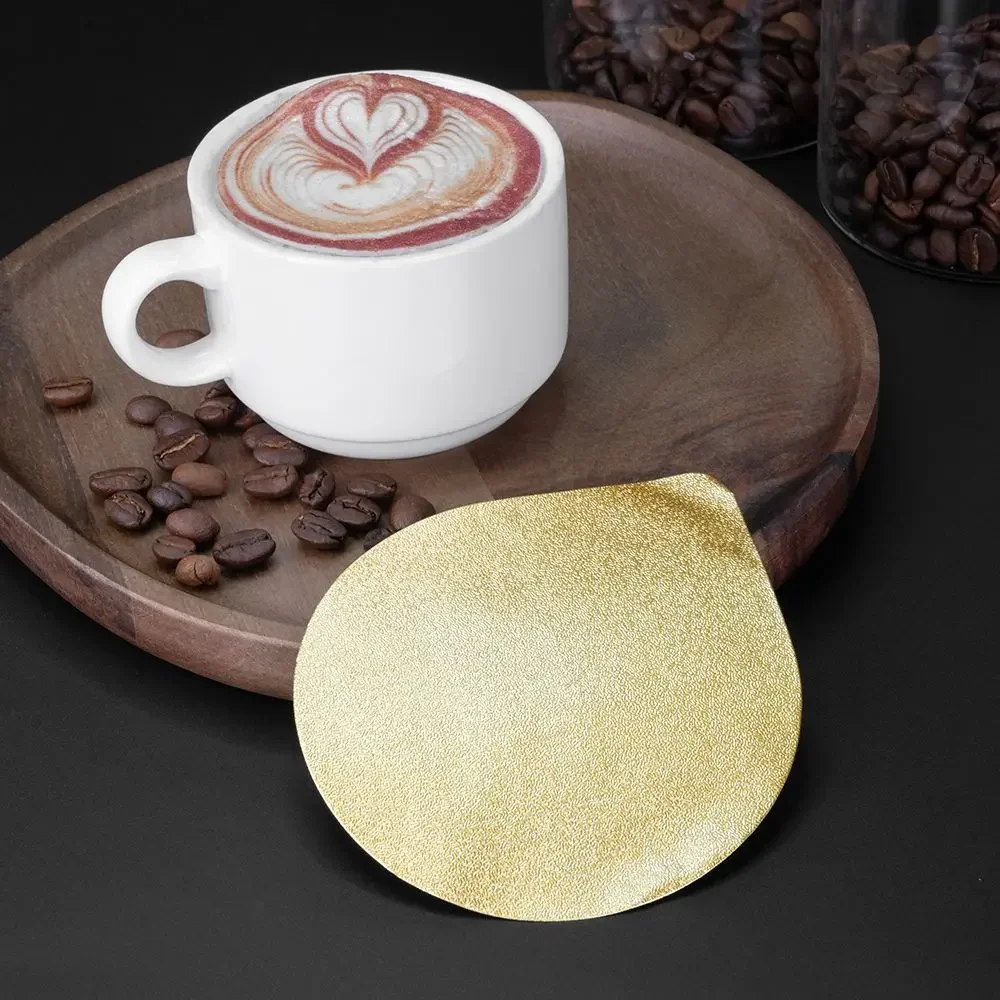 Golden Heat Sealed Aluminum Foil Film Light Proof and Moisture-proof Aluminum Foil Sealing Gasket Hot Pressed Sealing Film