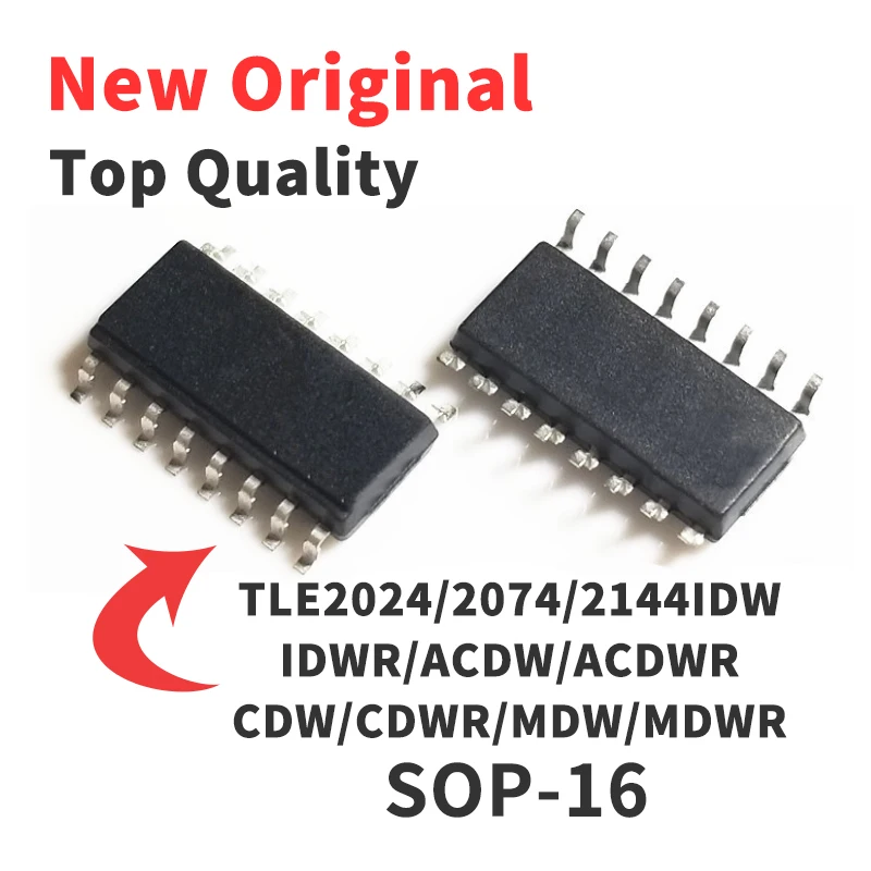 1 Piece TLE2144CDWR TLE2074IDWR TLE2074CDWR TLE2024MDWR TLE2024IDWR TLE2024CDWR TLE2024ACDWR TLE2144IDWR SOP-16 Chip IC Original