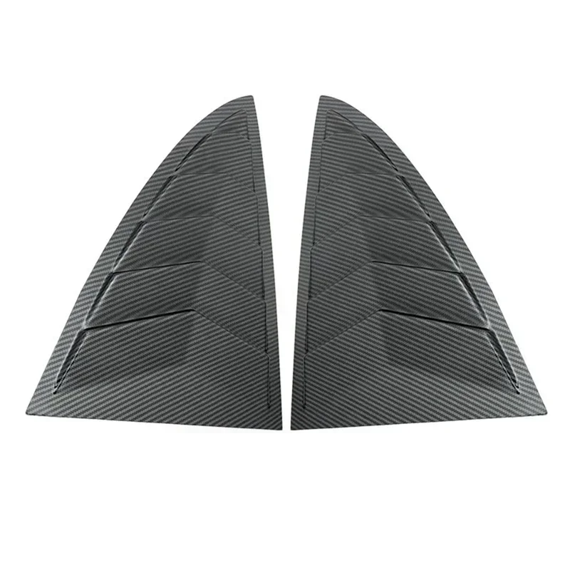 For Tesla Model 3+ Rear Side Blind Window Rear Triangle Window Spoiler Louver Carbon Fiber New Model3 Highland 2024 Accessories view 6