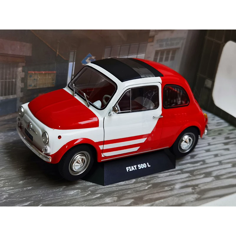 

Solido 1:18 Scale FIAT 500L 1982 Simulation Alloy Car Model Diecast Toy Collectible Ornaments