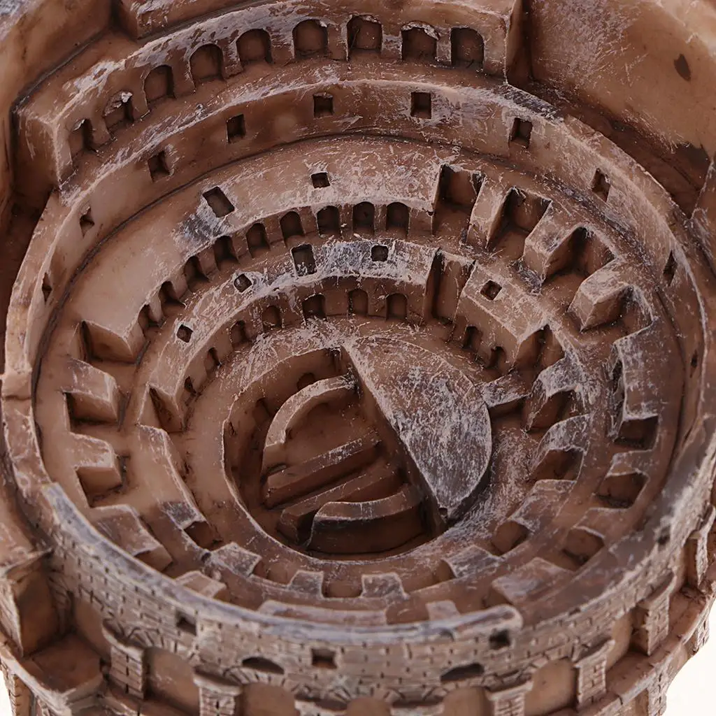 Roman Coliseum Model Resin Craft Ancient Architecture Desktop Decoration N Scale 1 160 for Study Living Room