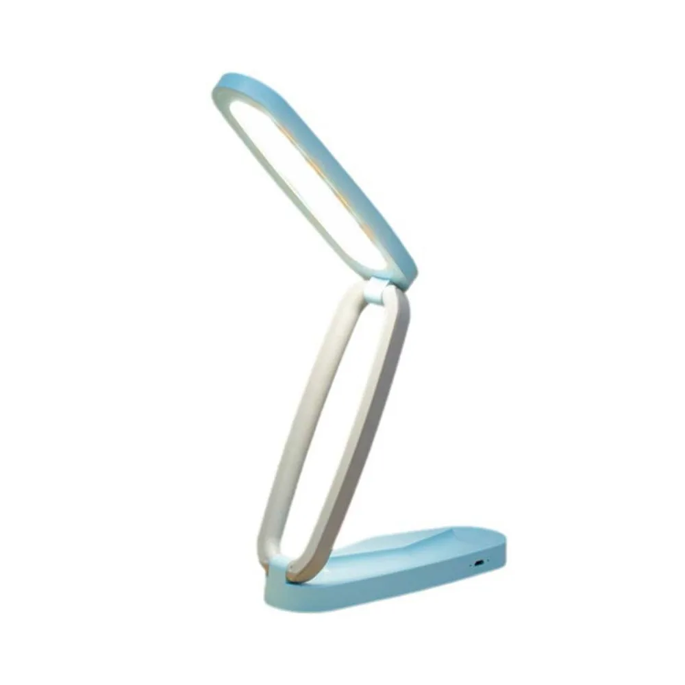 LED Charging Study Reading Light Portable Eye Protection Three-Fold Night Light 180° Foldable Stepless Dimmable