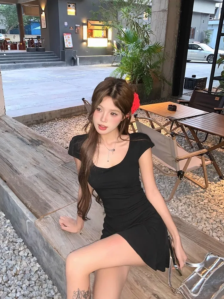 Vestidos femininos malha ruched em camadas midi saia dança vitrine flowy dramático artístico moderno jovem declaração na moda elegante