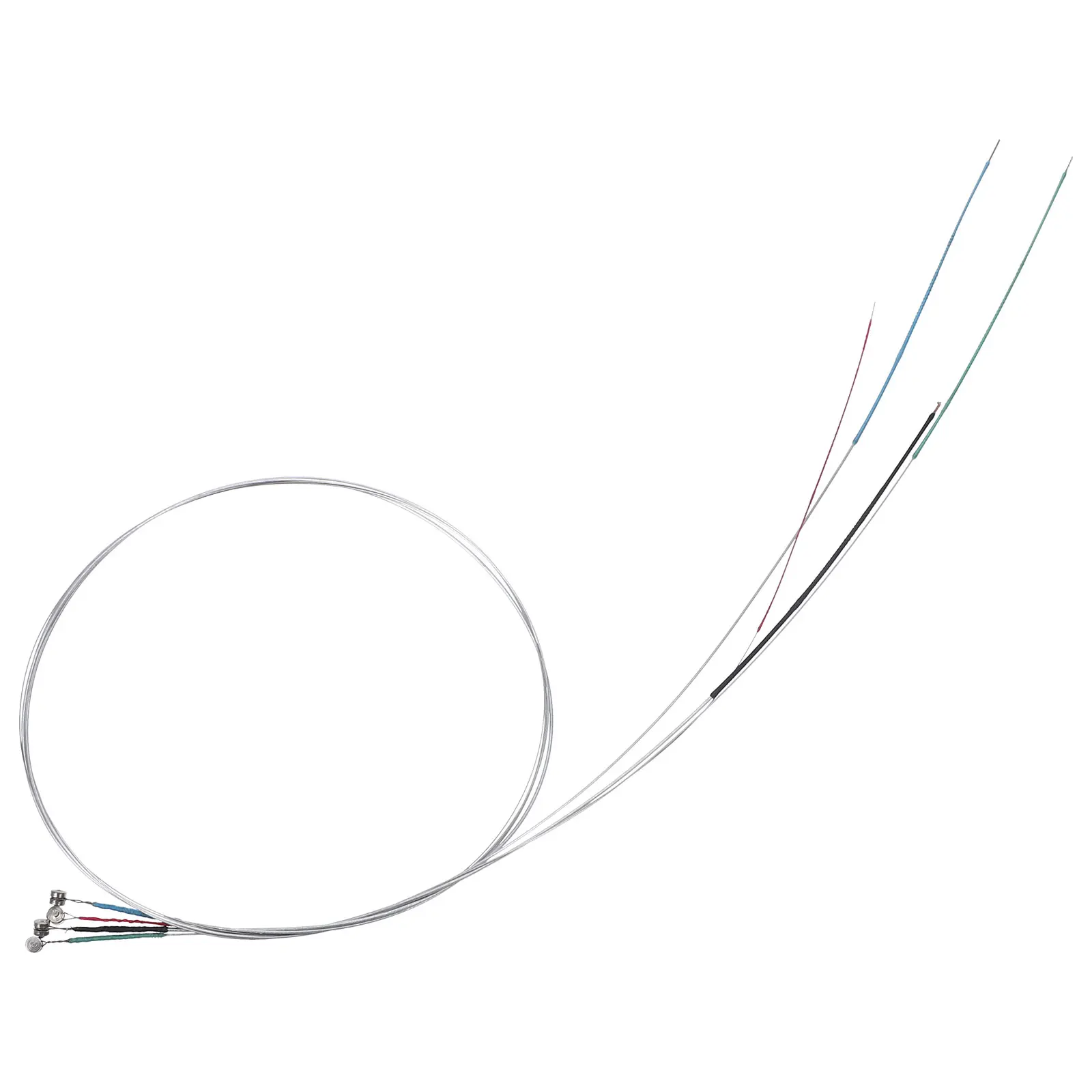 

4pcs Violin Strings 0.26Mm 0.36Mm 0.5Mm 0.73Mm Steel Core Durable Replacement For 4/4 3/4 Violin Set Accessories Instrument