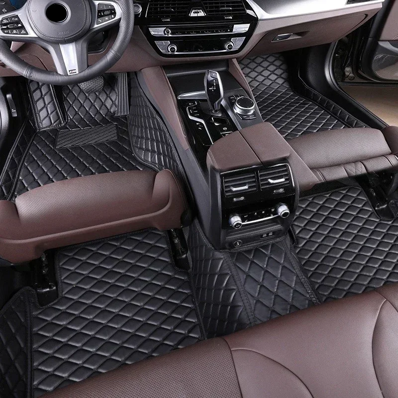 

Artificial Leather Full Coverage Car Floor Mats for Audi A8 A8L 4H2 4H8 4HC 4HL 5 Seat 2011-2017 4N2 4N8 4NX Car Accessories