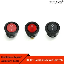 1/5PCS 23MM KCD1 Round Rocker Switch 2/3Pin ON-OFF-ON 2/3 Position 6A/250VAC 10A/125VAC SPST LED Car Push Button Switch