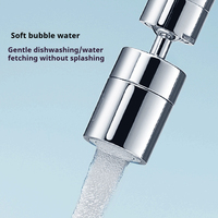Diiib Kitchen Faucet Bubble Maker Anti-Splash Head Small Angle Sink Adapter External Thread 20-22 For Better Water Usage