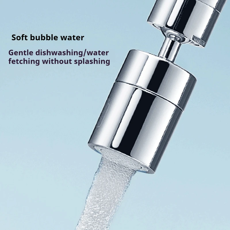 Diiib Kitchen Faucet Bubble Maker Anti-Splash Head Small Angle Sink Adapter External Thread 20-22 For Better Water Usage