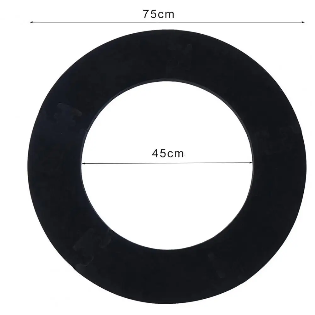 Wall Protector Board Durable Splicing Dart Board Wall Protector Ring for Easy Installation High Strength Surround for Home