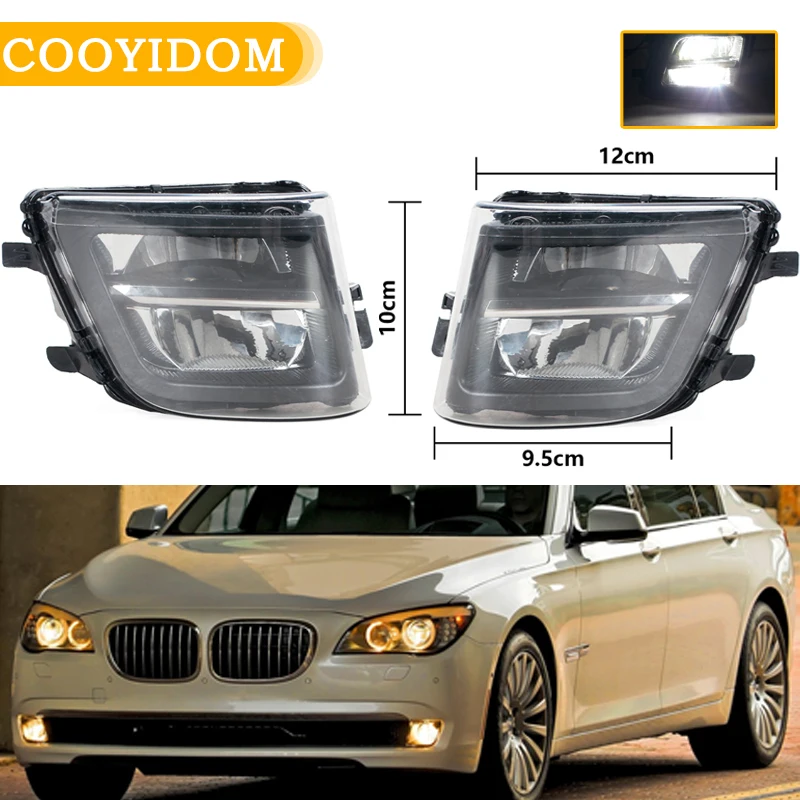 Car LED Front Bumper Fog Light For BMW 7 Series F01 F02 F03 2011 2012 2013-2015 Headlights Foglight Driving Light 63177216885