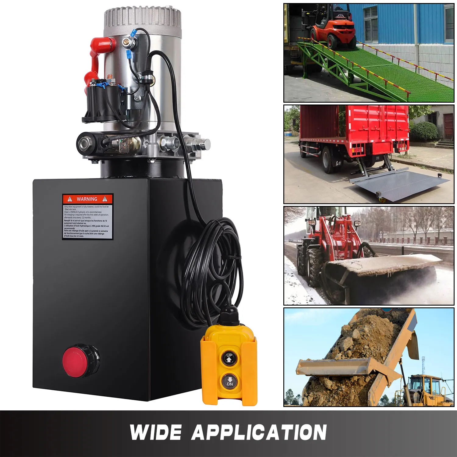 Hydraulic Power Unit Factory High Quality DC12V/1.6KW Cast Iron Hydraulic Power Unit