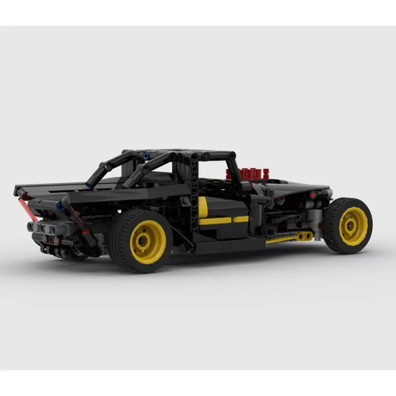 Conjunto de presente de brinquedo modelo técnico tipo S, caminhonete MOC 1948, com 629 peças de blocos de construção de partículas pequenas.